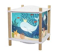 Trousselier - Océan - Luz nocturna musical y luminosa para bebé, linterna ReVOLUTION 2.0 - Regalo de nacimiento luz nocturna recargable USB - Proyector cielo estrellado - Detector de llanto