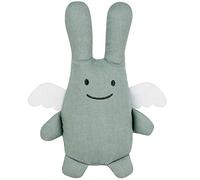 Trousselier - Peluche Angel Bunny - 20 cm de Alto - Tejido de Lino - Modern & Chic Nacimiento - Lavable a máquina - Color Verde Celadón