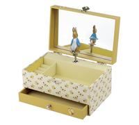 Trousselier - Pierre Conejo - Peter Rabbit. - Caja de tesoros y joyas musicales - Ideal como regalo para niños - Música en Primavera de Vivaldi - Colorido Verde