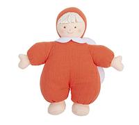 Trousselier - Soft Toy - Edredón de ángel - 21 cm de alto - Tejido de Cotón Orgánico - Clásico Chic - Regalo de nacimiento ideal - Lavable a máquina - Color rosa en polvo - 2 unidades