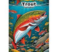 Trout Fish Fun! A Kids' Coloring Book with Simple & Sweet Designs! (UNDER THE SEA COLORING BOOKS)