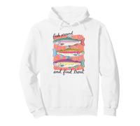 Trout Fishing Fish Around and Find Trout Funny Pun Angler Sudadera con Capucha