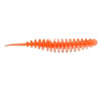 Trout Master Master Worm - Juego de 8 señuelos de goma para pesca de truchas, color naranja