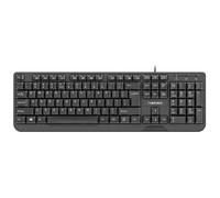 TROUT SLIM BLACK Teclado con Cable US NKL-0967