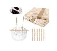 TroveMart 5/50pcs Wooden Wax Core Holder Soy Wax for Candles Aromatherapy Candle Making Tool Candle Making Supplies Wick Centering Device