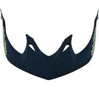 Troy Lee Designs A1 Pico del casco, Azul/Verde, Talla única