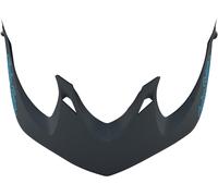 Troy Lee Designs A1 Pico del casco, gris/azul, Talla única