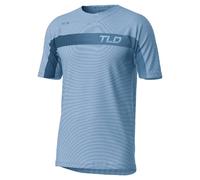 Troy Lee Designs Camiseta de ciclismo MTB para bicicleta de montaρa para hombre Skyline SS (Jet Fuel Ice Blue/Red S)