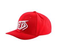 Troy Lee Designs Cappello Snapback Crop, Sombrero Bebe Unisex Adulto, Rosso; Bianco, Taglia Unica