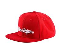 Troy Lee Designs Cappello Snapback Signature Sombrero Bebe, Rosso Bianco, Taglia Unica Unisex Adulto