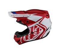 Troy Lee Designs - Casco GP; sobrecarga Rojo/Blanco LG