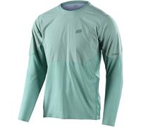 Troy Lee Designs Drift Solid Maillot de bicicleta de manga larga, Verde claro, Talla XXL