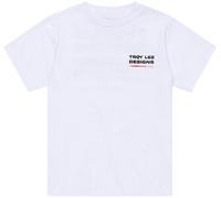Troy Lee Designs Factory Kids Camiseta, blanco, tamaño S para Niños