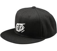 Troy Lee Designs Flat Bill Badge Gorra Snapback, negro, Talla única