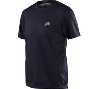 Troy Lee Designs Flowline Jersey juvenil de bicicleta de manga corta, negro, Talla XL