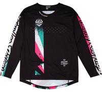 Troy Lee Designs Full Pull Sprint Kids Maillot de bicicleta, negro, Talla YXS