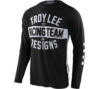 Troy Lee Designs GP Air Team 81 Maillot Juvenil de Motocross, Negro/Blanco, Talla XL