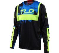 Troy Lee Designs GP Astro Maillot Juvenil de Motocross, negro-amarillo, tamaño M