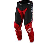 Troy Lee Designs GP Astro Pantalones de motocross, negro-rojo, tamaño 30 para Hombres