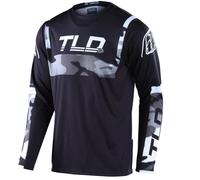 Troy Lee Designs GP Brazen Camo Maillot de Motocross, negro/gris, Talla M