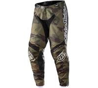 Troy Lee Designs GP Brazen Camo Pantalones de motocross, negro-verde, tamaño 30 para Hombres