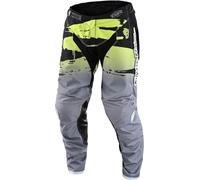 Troy Lee Designs GP Brushed Pantalones Juveniles de Motocross, negro/verde, Talla 26