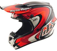 Troy Lee Designs GP Pro Crossover, casco de motocross M female Gris/Negro/Rojo