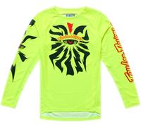 Troy Lee Designs GP Pro Cyclops Camiseta juvenil de motocross, Amarillo neón, Talla XS
