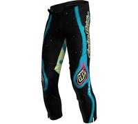 Troy Lee Designs GP Pro Membrane Pantalones juveniles de motocross, negro-amarillo, tamaño XL