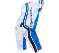 Troy Lee Designs GP Pro Roller Pantalones de motocross, blanco-azul, tamaño 34 para Hombres
