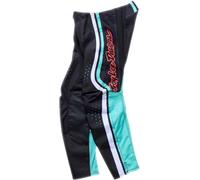 Troy Lee Designs GP Pro Roller Pantalones juveniles de motocross, negro/turquesa, Talla 22