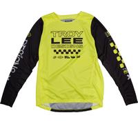 Troy Lee Designs GP Pro Standard Camiseta juvenil de motocross, amarillo, Talla L