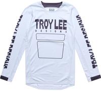 Troy Lee Designs GP Pro Step Up Maillot de motocross, negro-gris, tamaño XL para Hombres