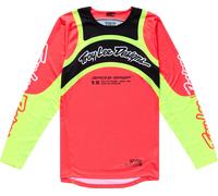 Troy Lee Designs GP Pro Swerve Maillot de motocross, rojo/amarillo, Talla S