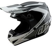 Troy Lee Designs GP Shutter, casco de motocross XXL female Gris Claro/Gris Oscuro/Blanco