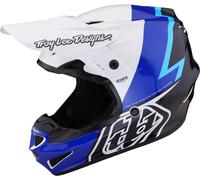 Troy Lee Designs GP Volt Casco de motocross, negro-blanco-azul, tamaño L para Hombres