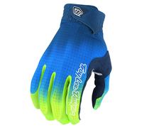 Troy Lee Designs Guantes de motocross para motocicleta, moto de cross, carreras, bicicleta de montaρa, guantes de aire (azul marino/amarillo, XXL