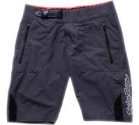 Troy Lee Designs Lilium Pro Shell Mono Pantalones cortos de bicicleta para mujeres, Carbono, Talla XS