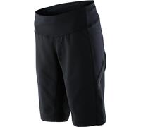 Troy Lee Designs Luxe Pantalones cortos de bicicleta para damas, negro, tamaño L para Mujer