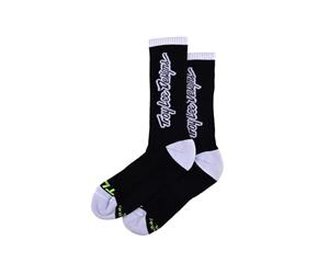 Troy Lee Designs Mens Performance Socks, Signature, Black, L/XL, 853037004