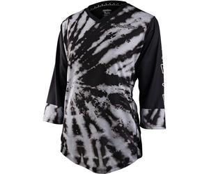 Troy Lee Designs Mischief Tie Dye Maillot de bicicleta para mujer, negro, Talla XS