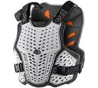 Troy Lee Designs RockFight D3O Chaleco protector, blanco, tamaño M L para Hombres