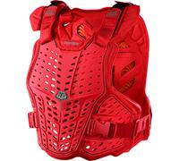 Troy Lee Designs RockFight D3O Chaleco protector, rojo, tamaño XS S para Hombres