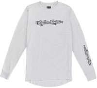 Troy Lee Designs Ruckus Burn Out Ride Manga larga, Gris claro, Talla M