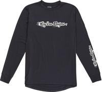 Troy Lee Designs Ruckus Burn Out Ride Manga larga, negro/carbono, Talla S