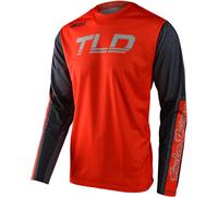 Troy Lee Designs Scout GP Recon Maillot de Motocross, gris-naranja, tamaño L para Hombres