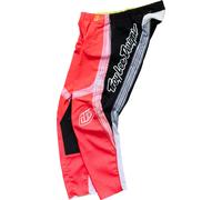 Troy Lee Designs SE Pro Stripes Pantalones de motocross, negro-rojo, tamaño 34 para Hombres