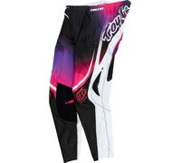 Troy Lee Designs SE Ultra Drip Pantalones de motocross, negro-lila, tamaño 32 para Hombres