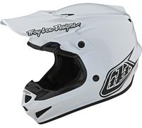 Troy Lee Designs SE4 PA Mono Casco de Motocross, blanco, tamaño S para Hombres