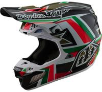 Troy Lee Designs SE5 Carbon MIPS Labyrinth Casco de motocross, multicolor, tamaño S para Hombres